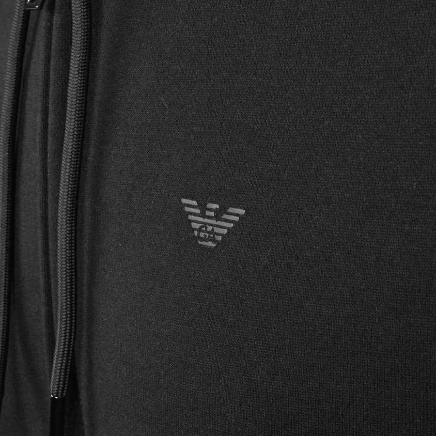 Alternative Image for ProductEmporio Armani Full Zip Hoodie Black3